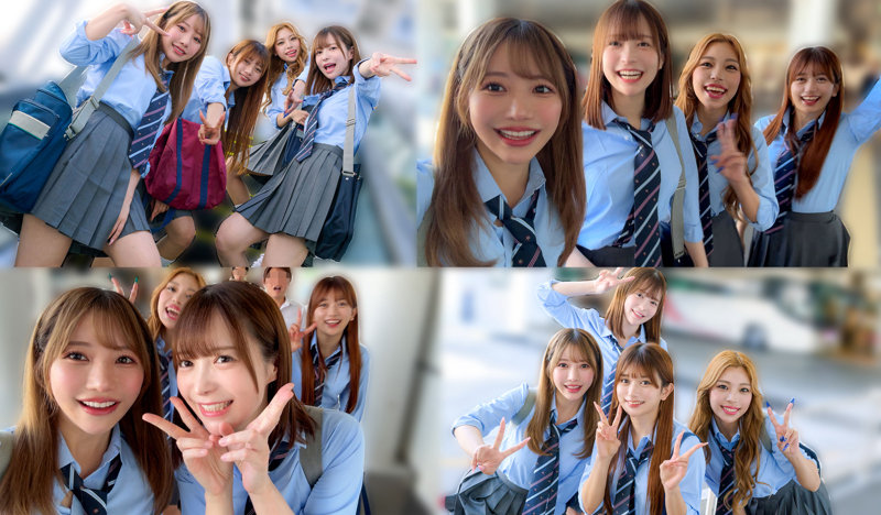 素人 企画単体 前戯 - りお＆ひなた＆かりん＆ゆい