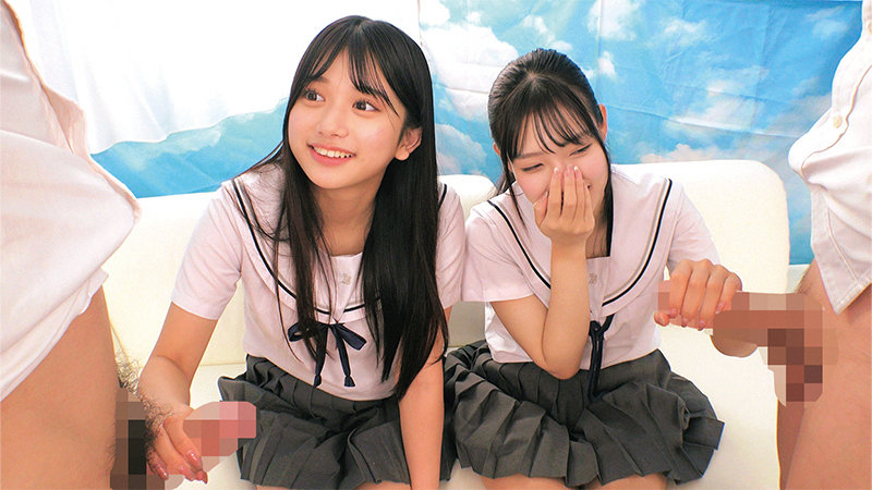 北岡果林、宮城りえ 誘惑シーン - かりん＆りえ