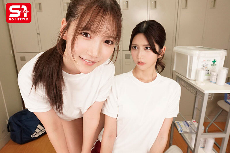 七ツ森りり、三田真鈴 シーン11 - 【VR】アオハル三角関係VR 素直になれない幼馴染の七ツ森りり あざとカワエロい後輩の三田真鈴 サッカー部の女子マネに迫られ誰もが羨むスレンダー美女ハーレムすけべ優勝