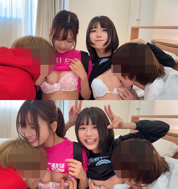 前田美波、市川りく 前戯 - 市川ちゃん＆前田ちゃん